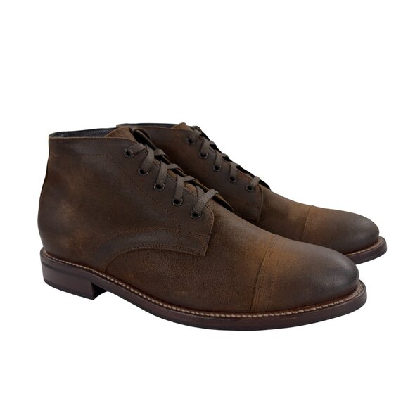 Thursday Boot Company Cadet Lace-Up Boots Mens Size 8 Mocha Burnished Suede NEW main image 9